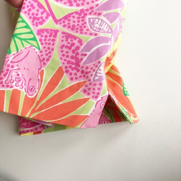 NWT Lilly Pulitzer "Lilly Capris" in Guava Green Frogs Palm Trees Foliage Sz 4 - Picture 3 of 10
